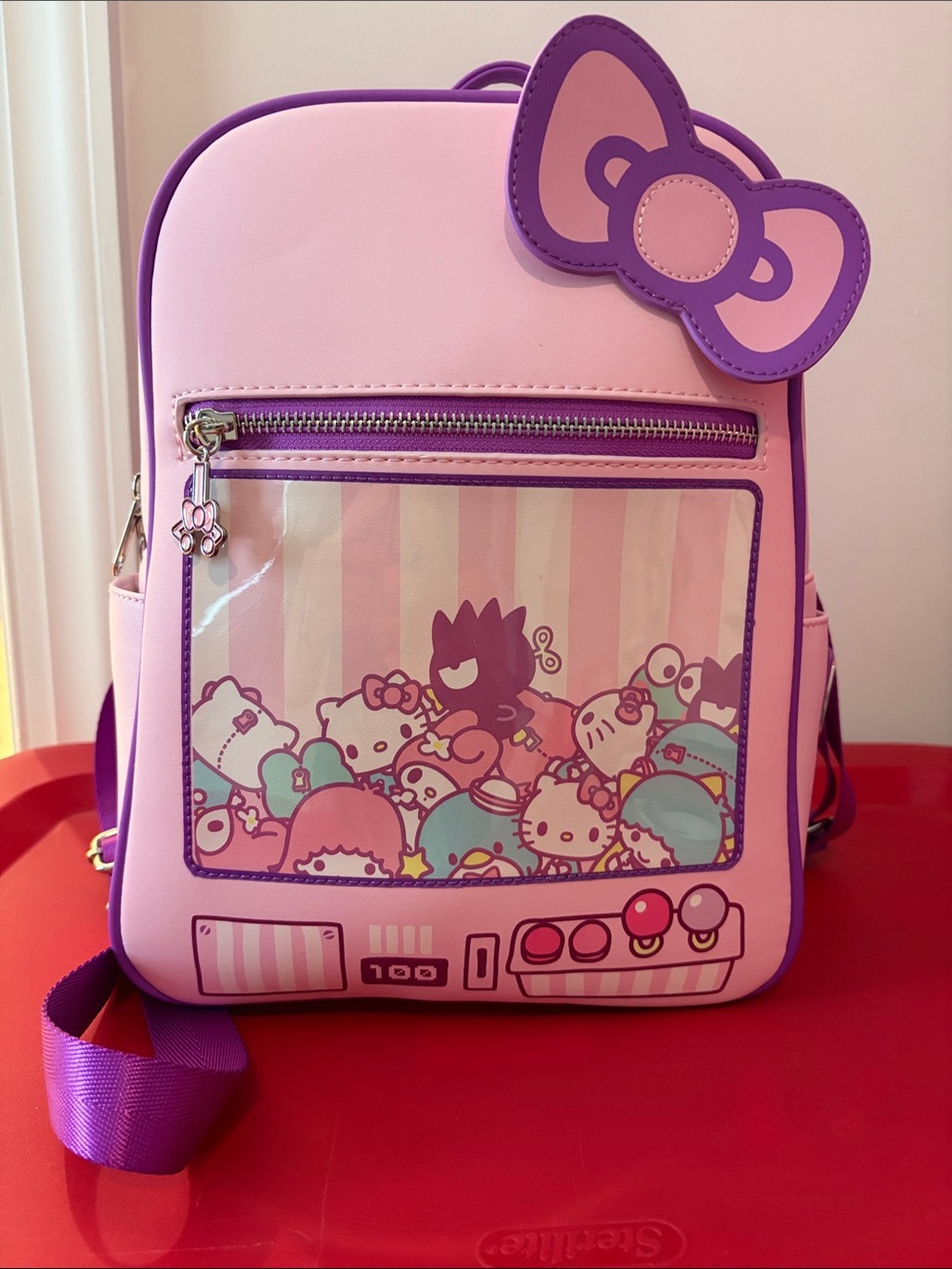 Sanrio Hello Kitty & Friends Claw Machine Loungefly mini backpack